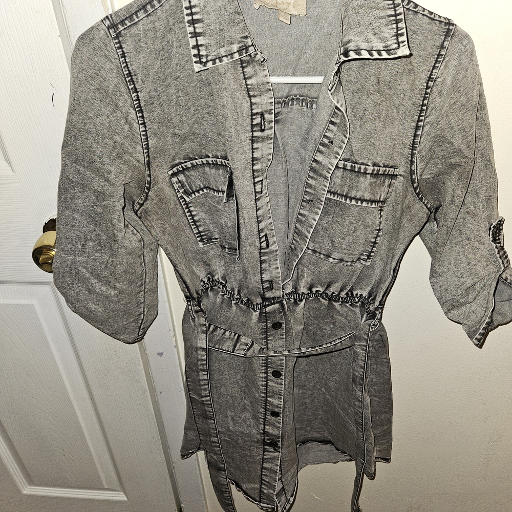 Indulge Kids Casual Gray Dress